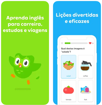 aplicativos aprender idiomas duolingo