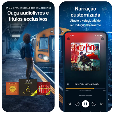 Aplicativos de audiobook