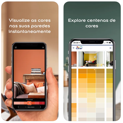 Melhores aplicativos para simular cor de parede