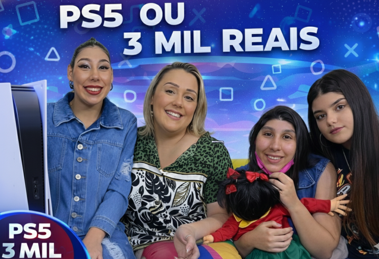 PS5 OU 3 MIL REAIS: PARTICIPE DA CAMPANHA DA VIVIANE LIMA!