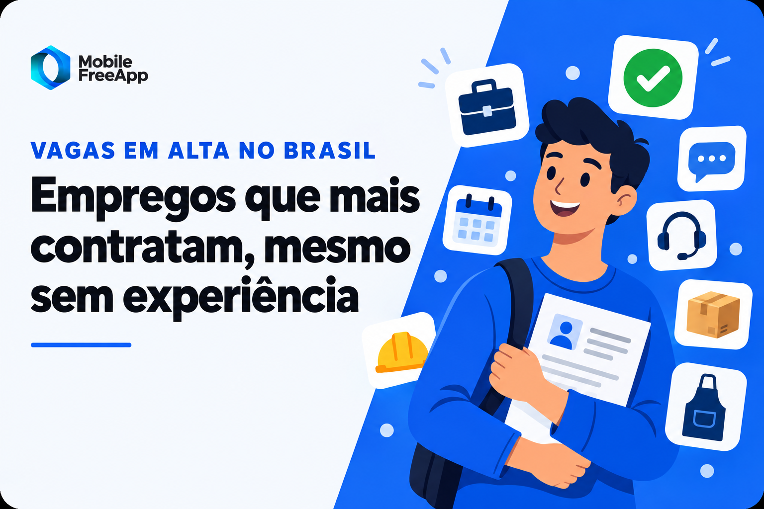 Empregos em alta no Brasil que contratam sem experiência